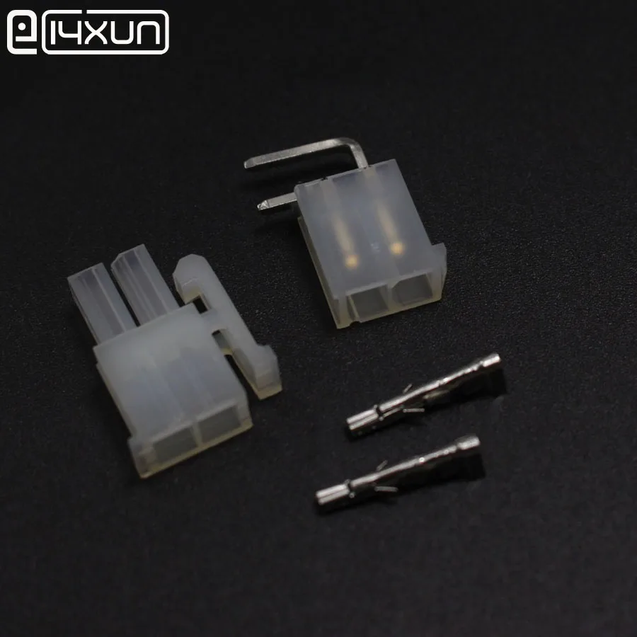 100 комплектов 5557 5569 2P изогнутые контакты провода клеммы Электрический разъем 4 2