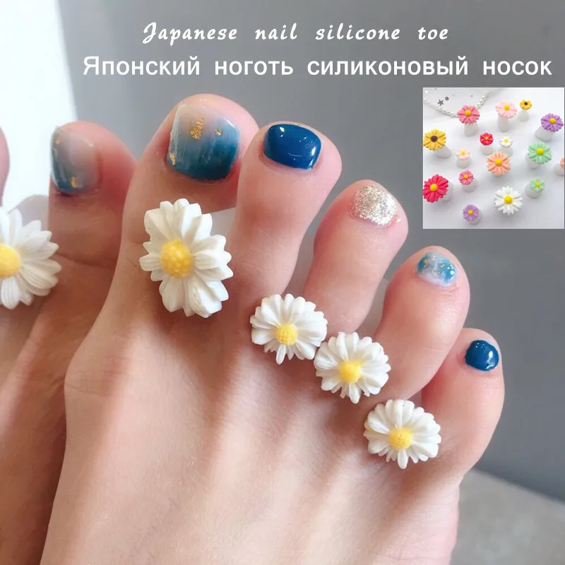 

Japanese nail silicone split toe, cute girl pattern toe nail manicure aid