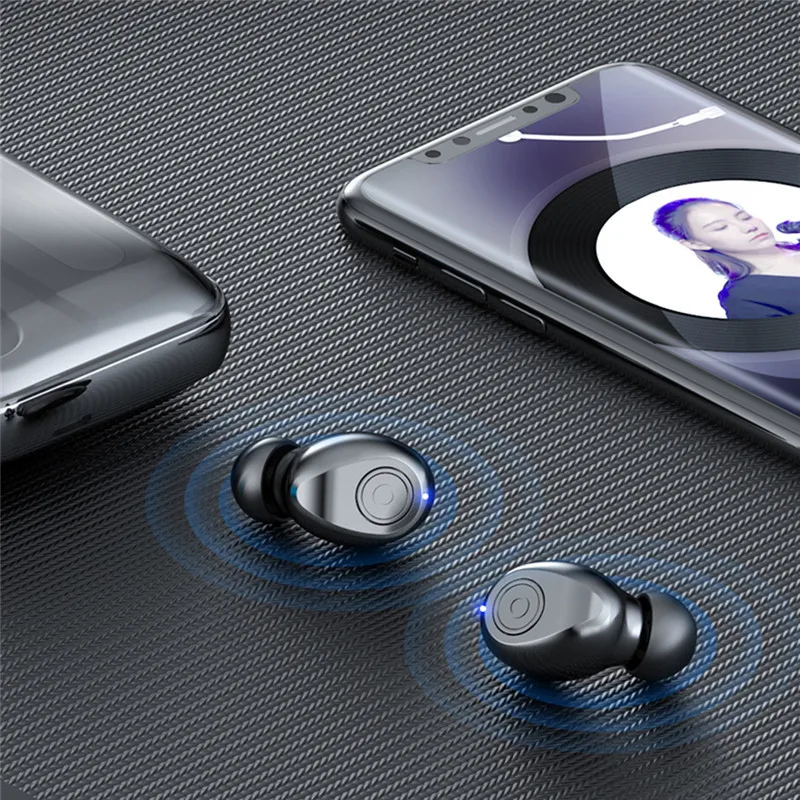 TWS беспроводные Bluetooth наушники 5,0 водонепроницаемые наушники стерео звук Спортивная гарнитура с мини 2000 мА зарядная коробка для galaxy buds