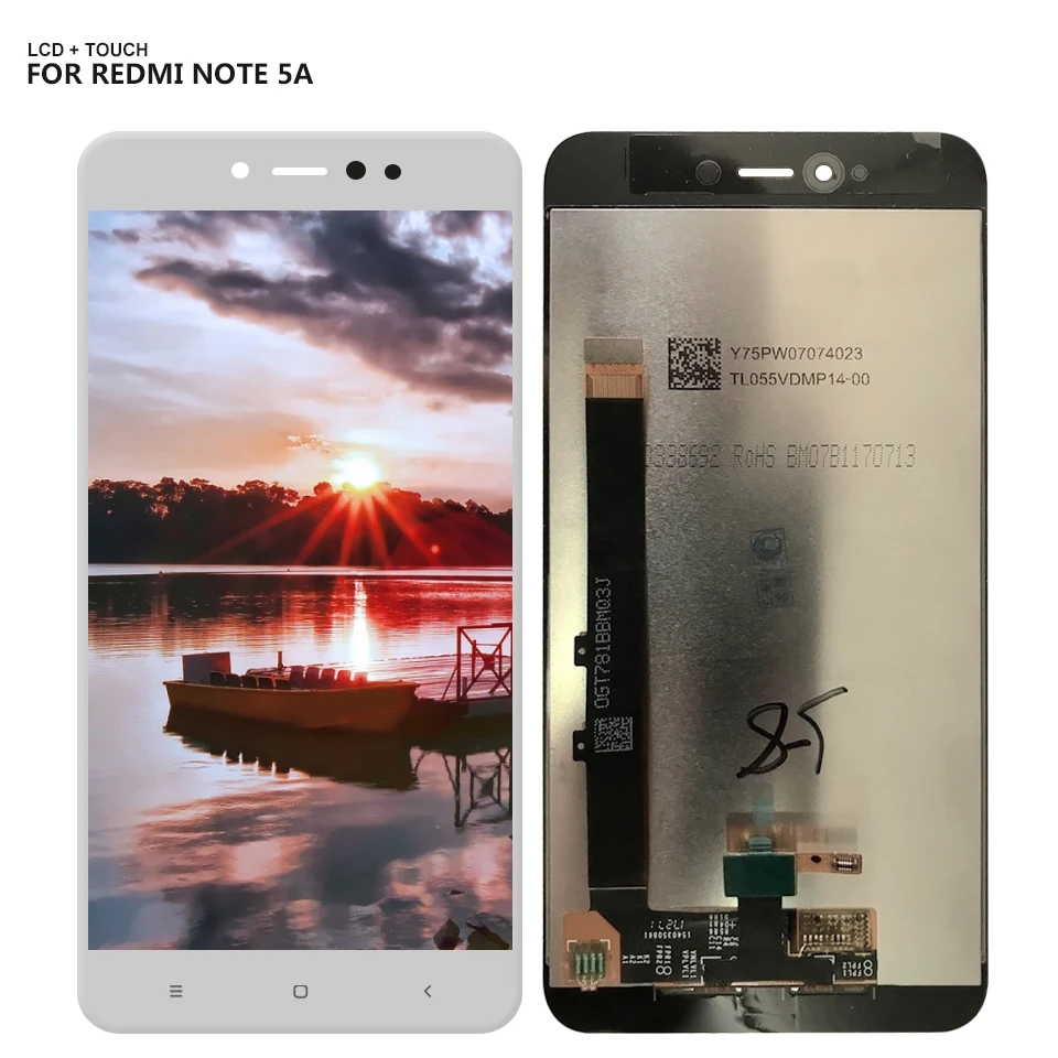 Для Xiaomi Redmi Note 5A MDG6 / Prime MDG6S Полный ЖК дисплей + сенсорный экран дигитайзер в