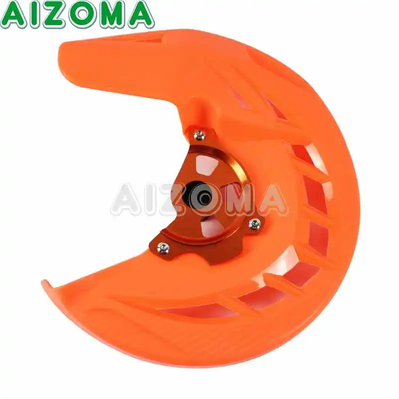 Orange Orange Front Brake Disc Rotor Guard Cover Protector Protection For KTM SX XC EXC F 125 150 2003- Motocross Enduro Offroad - Цвет: Orange