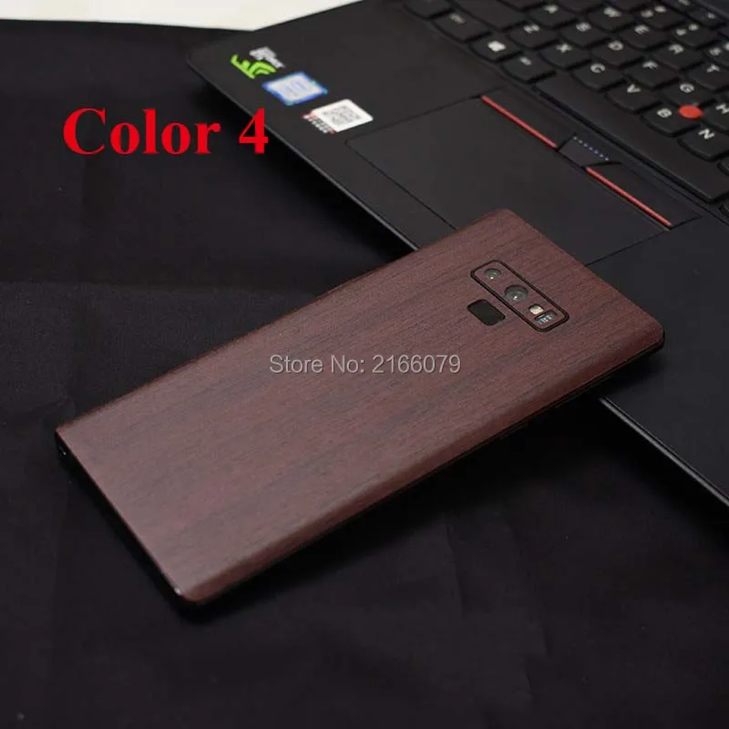 For Samsung Galaxy Note 10 9 8 7 5 S10 S9 S8 Plus S10e S7 Edge Full Cover Back 3D Wood Grain Protection Skin Decal Sticker Film |