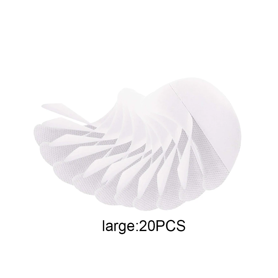 large 20pcs 100 шт./упак. Профессиональные Тени для век щит для макияжа глаз кругов под глазами патчи глаз, Макияж для губ, Применение инструмент - Цвет: large 20pcs