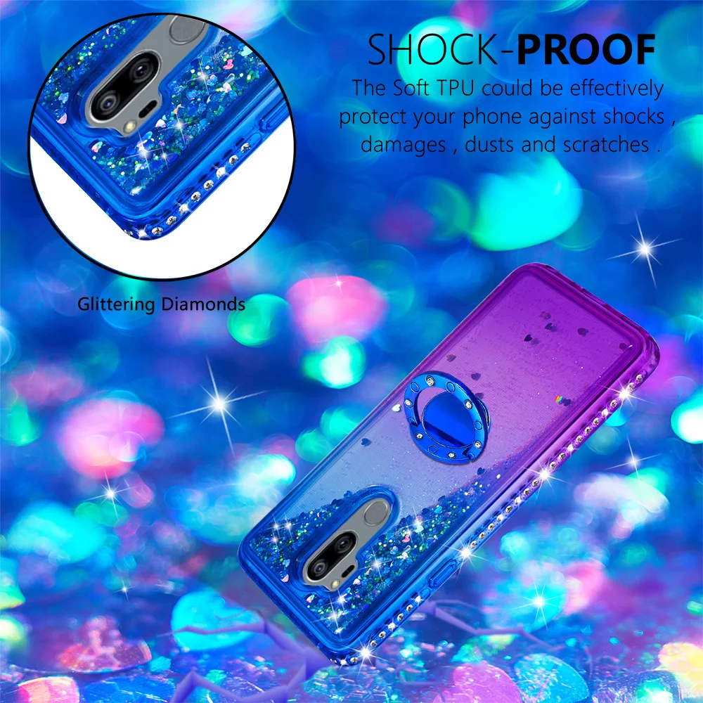Quicksand bling Phone Case For LG G7 ThinQ Cover TPU Back G710EM G710PM G710VMP G710ULM G710EMW 6.1&quot |