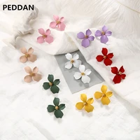 fashion big flower ear nails womens summer accessories earrings womens ear nails elegant party statement accessories gifts