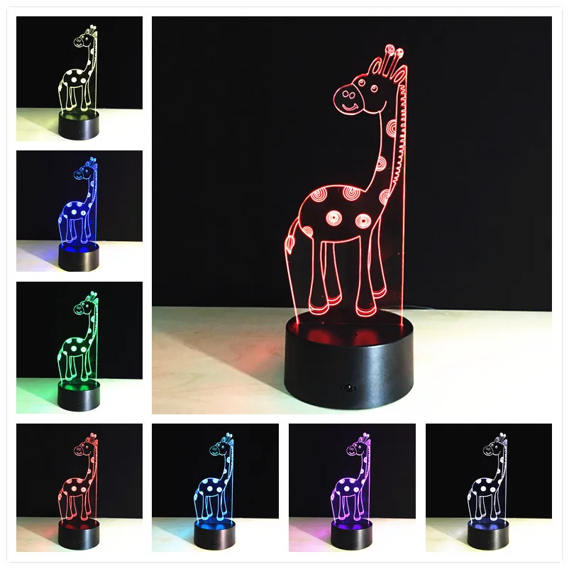 Новинка 2016 3d лампа светодиодная деревянная стерео и носветильник светильник для