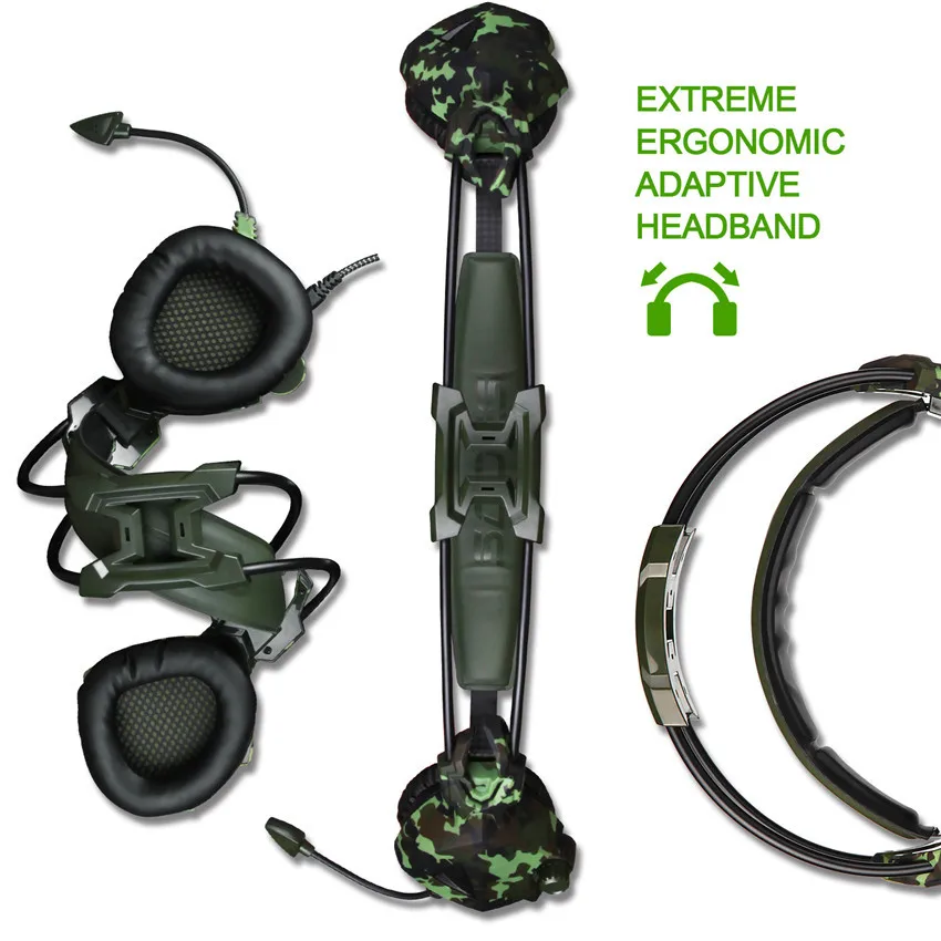 SADES SA 931 PS4 Gaming Headset Stereo бас игра наушники с микрофонами микрофоном для ПК геймера