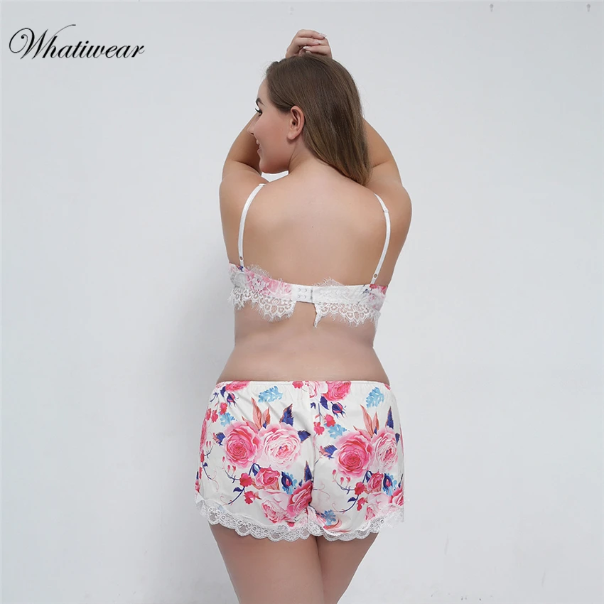 Пижама женская атласная с цветочным принтом | Женская одежда