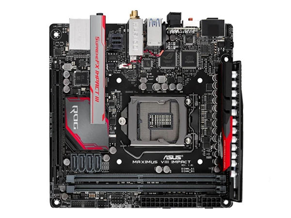 Материнская плата ASUS MAXIMUS VII IMPACT M8I ITX Z170 1151 DDR4 б/у 90% новая