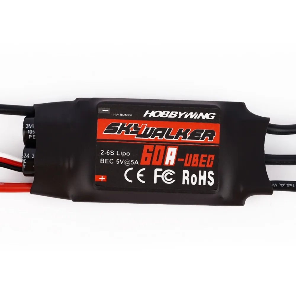 Hobbywing Skywalker 60A UBEC 80A ESC электрический регулятор скорости с для радиоуправляемых FPV