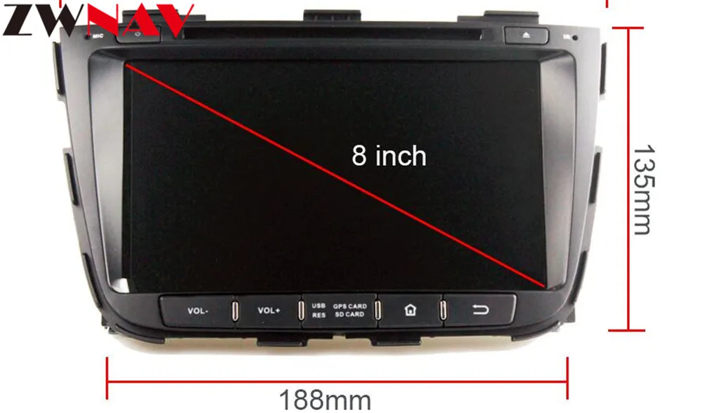 Android 9 4+ 64G DSP автомобильный dvd-плеер gps навигация для KIA SORENTO 2013 головное устройство мультимедийный плеер магнитофон