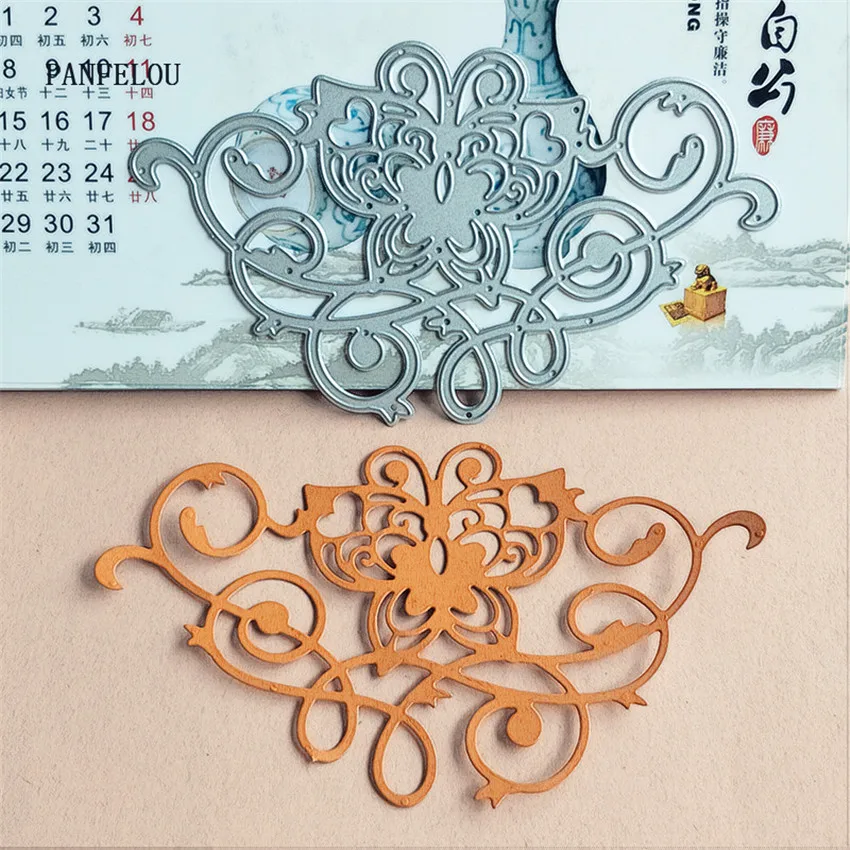 PANFELOU Easter large flower Scrapbooking DIY album cards paper die metal craft stencils punch cuts dies cutting | Дом и сад