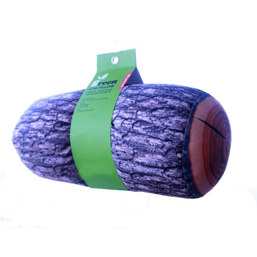 Новая креативная имитация дерева пень деревянный бревно длинная подушка для