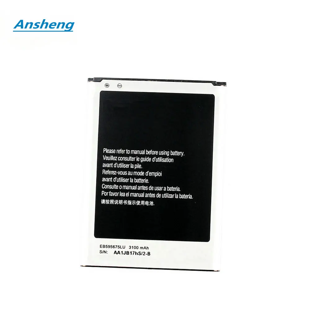 Ansheng 3100 мАч EB595675LU батарея для Samsung Galaxy Note2 Note 2 N7100 N7102 N719 N7108 N7108D мобильного