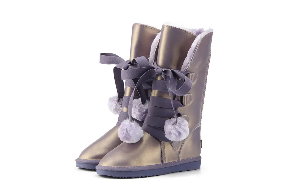 HABUCKN/классические женские зимние сапоги, кожаная зимняя обувь, bota feminina botas mujer zapatos, женские непромокаемые зимние сапоги