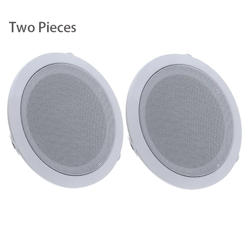 Two Pieces ASK-630 15 Вт Настенный потолочный динамик фоновый музыкальный Саундбар ТВ динамик s наружный Громкий динамик для домашнего ресторана - Цвет: Two Pieces