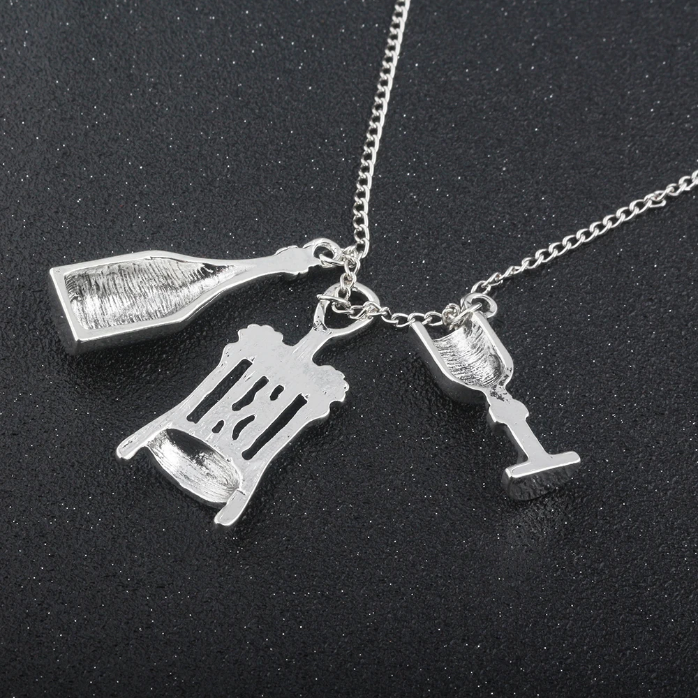 Fashion бармен Инструменты металлический Брелки Творческий Бокалы под Вино вина