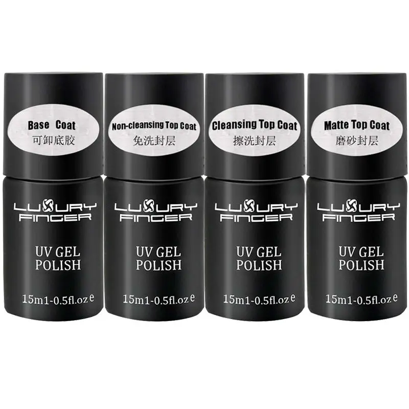 Гель лак для топового и базового покрытия ногтей 15 мл|gel nail polish|uv gel polishnon cleansing top coat