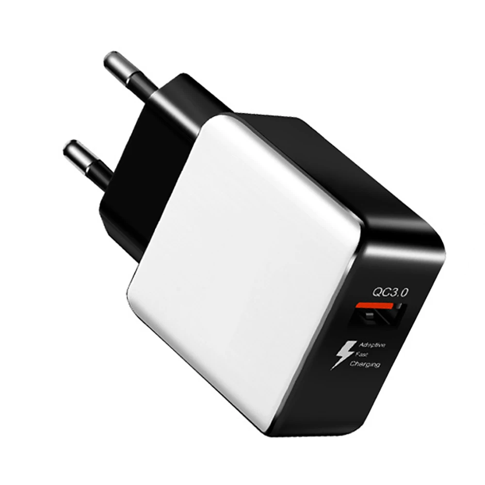Универсальный QC3.0 USB Зарядное устройство ЕС Plug 18 W Quick Charge 3 0 Быстрый адаптер стены