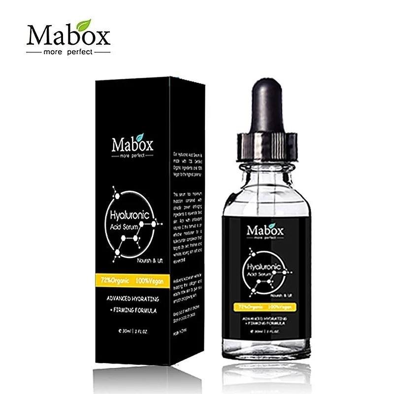 MABOX 30ml Hyaluronic Acid Serum+ Vitamin C Serum Anti-Aging Moisturizing Skin Care Firming Treatment Whitening Moisturizing