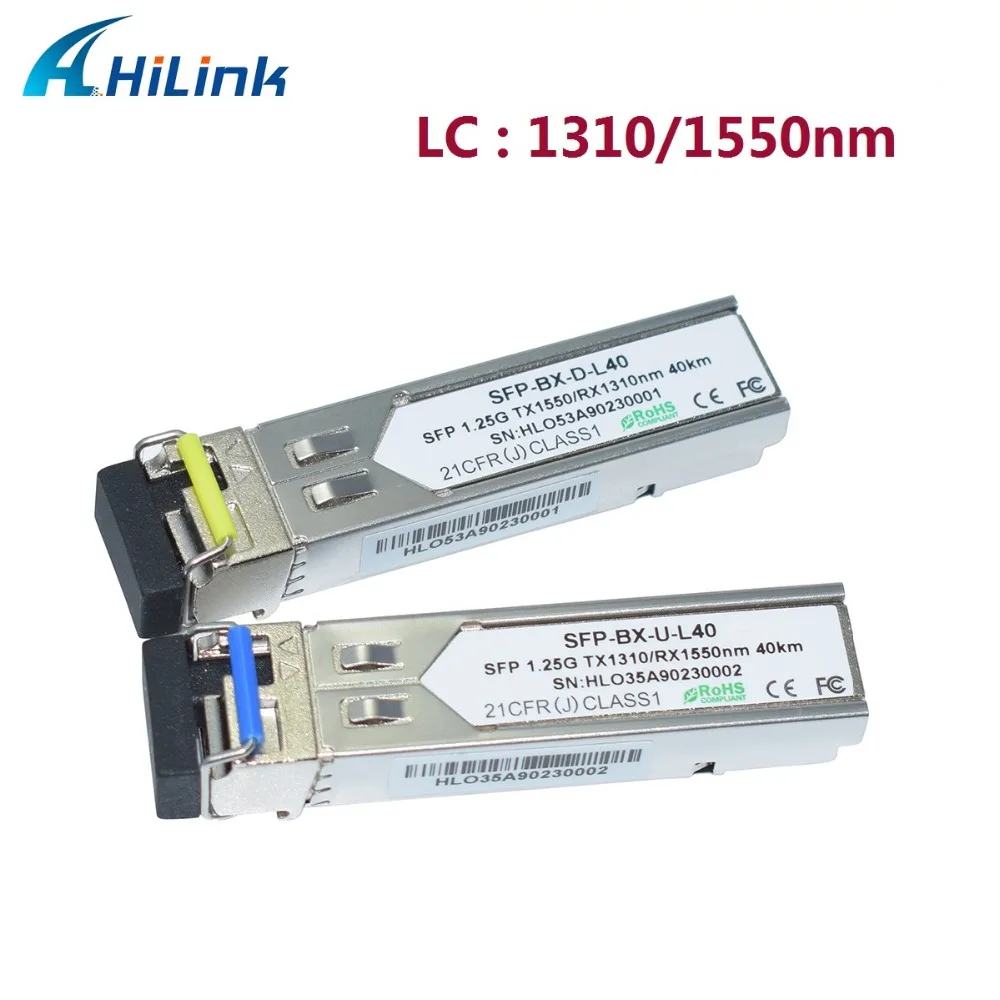 2 пара/лот 1 25G BiDi SFP 40 км нм/Нм (нм) LC/SC дополнительный волоконный Модуль DOM| |