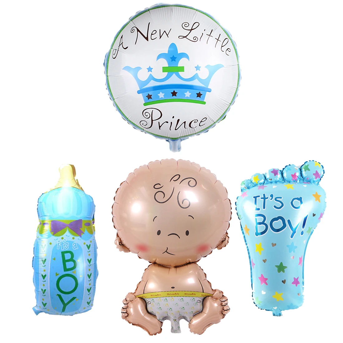 4 шт./компл. фольгированные воздушные шары Baby Shower для украшения темативечерние