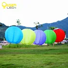 2 шт. светодиодные фонари на солнечной батарее, 12 дюймов, лампа для воздушных шаров, подвесной светильник для сада, двора, китайский портативный фонарь, товары вечерние, свадебное украшение