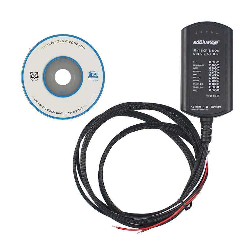 Эмулятор 8 в 1 для грузовиков Adblue с адаптером программирования Nox ADBLUE 9