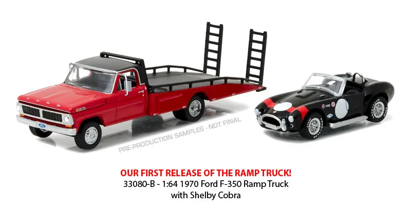 Зеленый светильник 1:64 1970 Ford грузовик с Шелби Кобра бутик легкосплавные игрушки