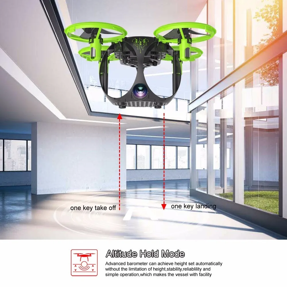 FQ26 Wi Fi FPV мини Дрон Квадрокоптер с камерой 0 3 МП удержание высоты G Датчик складной
