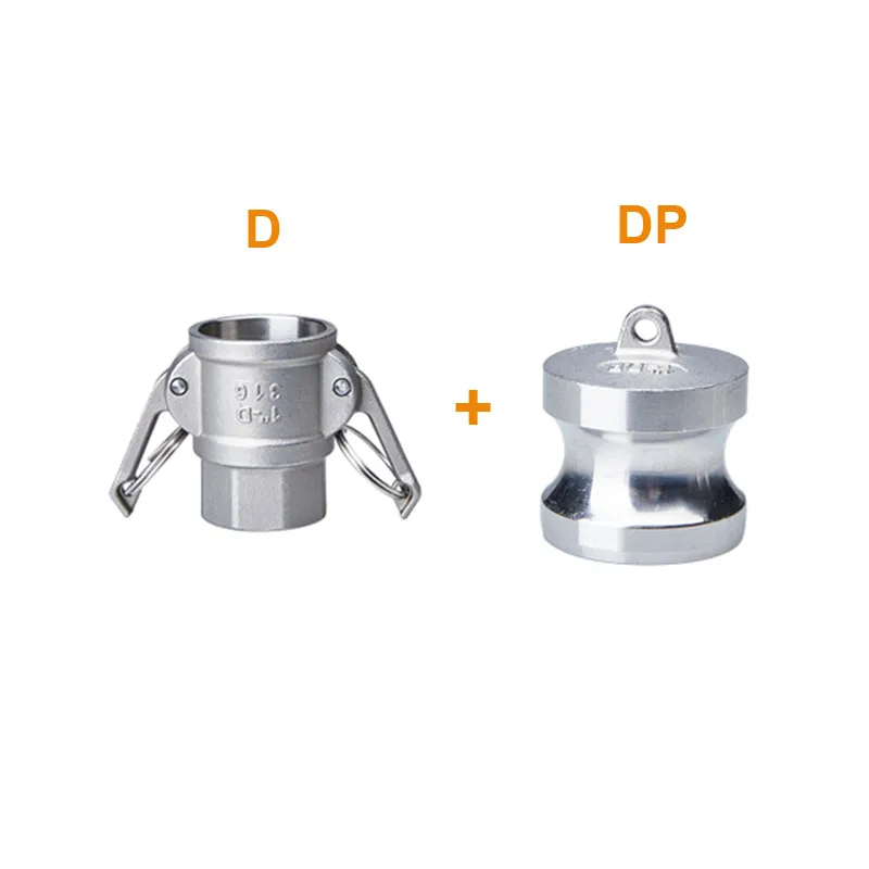D and DP DN20 3/" Тип B/C/D+ DP/E/F Тип DC+ E/F Camlock фитинг адаптер Homebrew 304 соединитель из нержавеющей стали быстроразъемный соединитель - Цвет: D and DP
