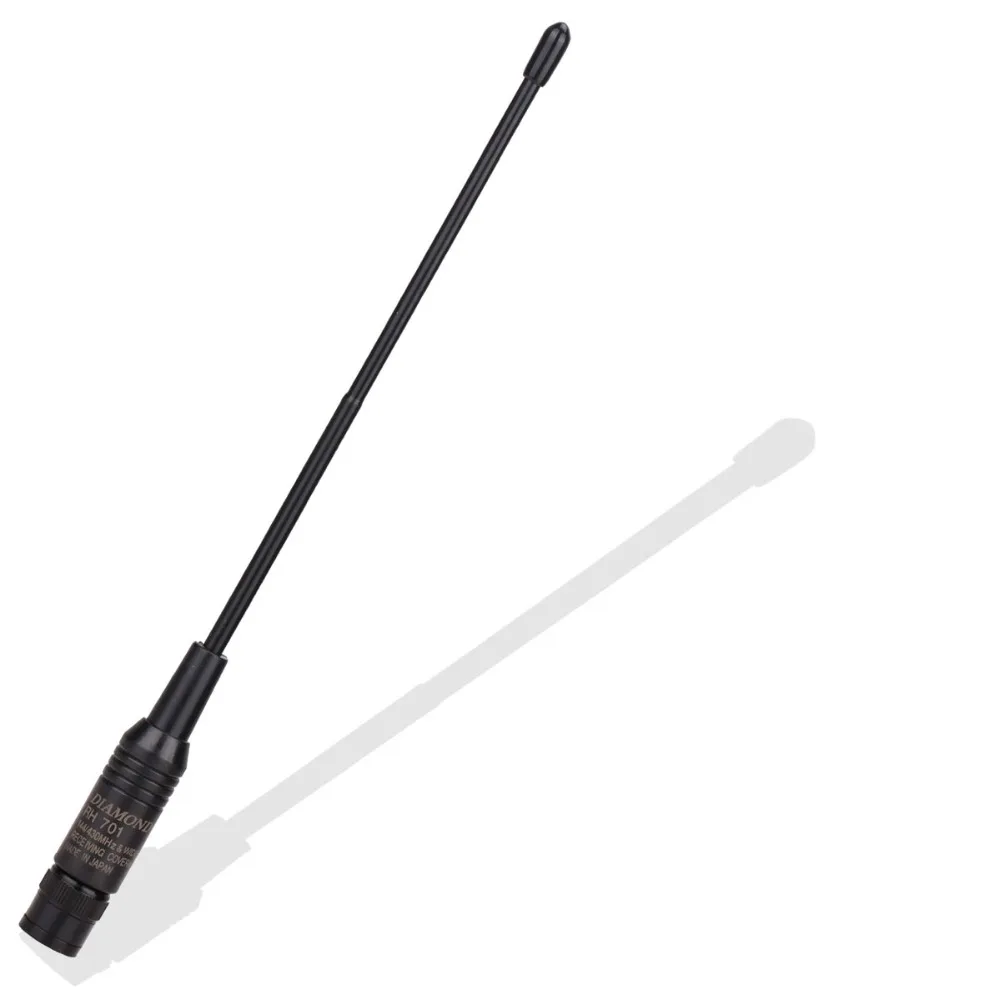 

Двухдиапазонная Антенна Diamond RH701 BNC VHF/UHF 144 МГц, мягкая антенна для освещения, модель TK308 HT440 CP500, рация, радио