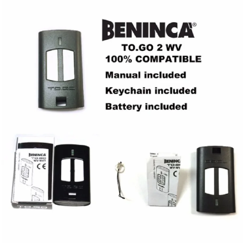 3 шт. радиочастотный передатчик Beninca TO.GO 2WV|Пульты ДУ| |