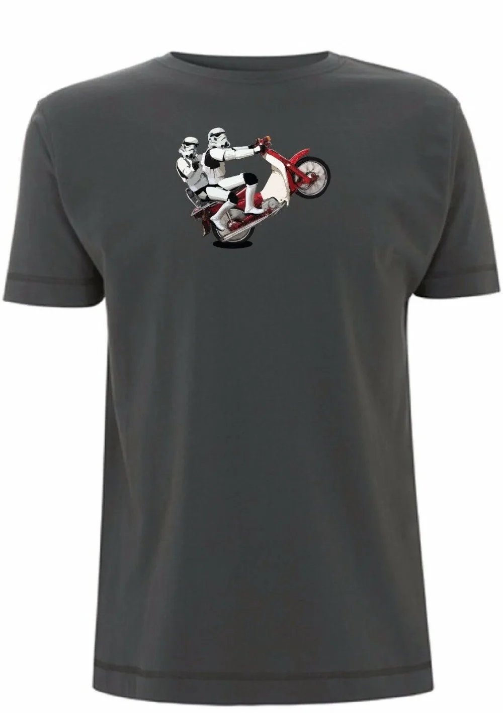 C90 Stormly Trooper T Shirt Cub Super Wars Inspired Star Scooter 90S Ride 2019 Designs Mens Summer Stranger Things Shirts | Мужская