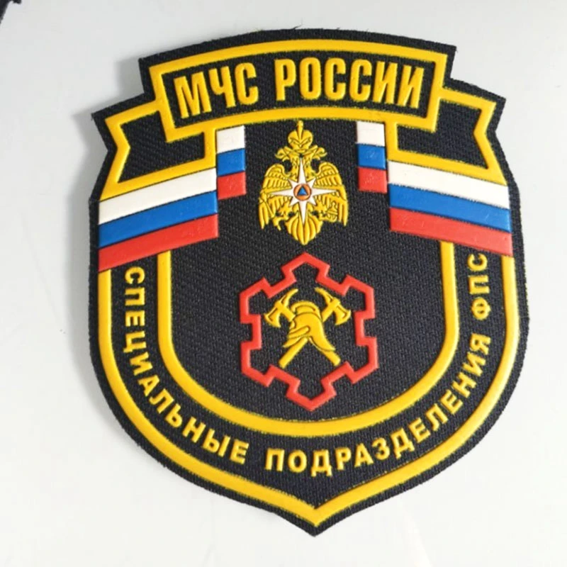 Пожарная аварийная служба боевой дух нашивки 3D резиновая нашивка Тактическая