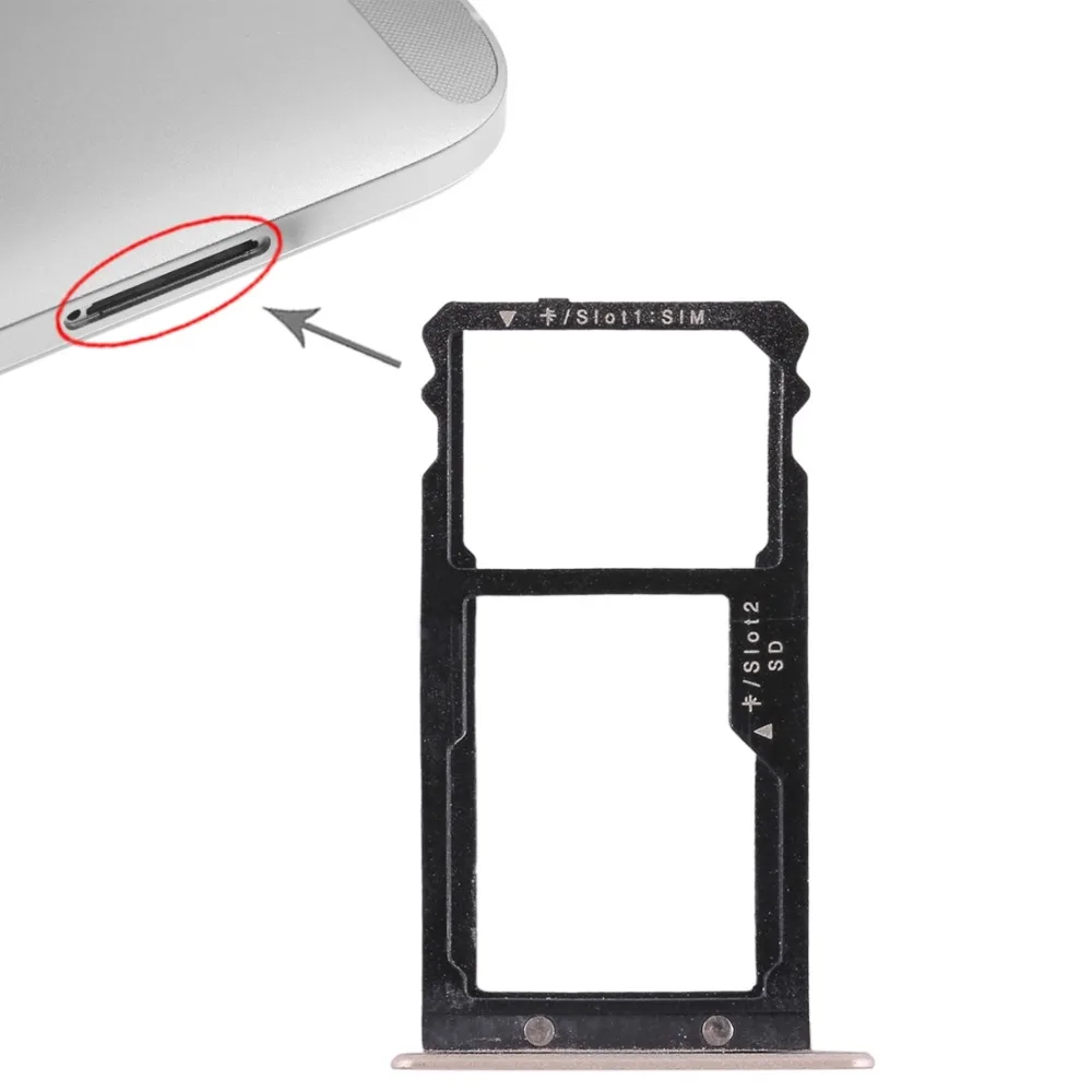 Новый лоток для sim-карты Huawei G8 + sim-карты/запасные части микро-sd-карты | Мобильные