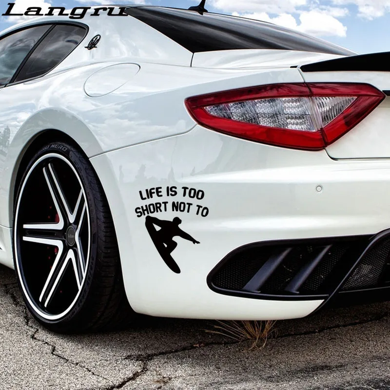 Langru горячая Распродажа Жизнь слишком короткая чтобы не бампер животные