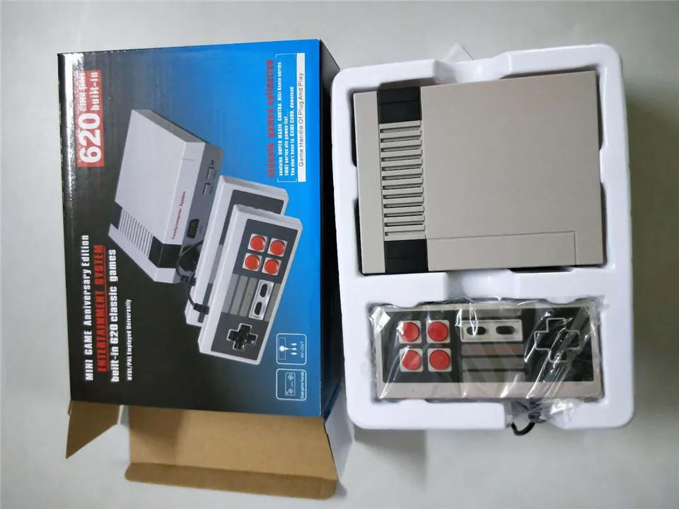 Soulusic Мини ТВ игровая консоль 8 бит Ретро игровая консоль встроенный 620 игры ручной с геймпадами игровой плеер лучший подарок