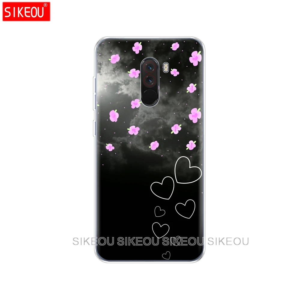 33748 Мягкий силиконовый чехол для Xiaomi Pocophone F1 Xiaomi Poco F1 чехол s Мягкий ТПУ чехол для телефона Xiaomi Pocophone F1 Global F 1 милый - Цвет: 33748