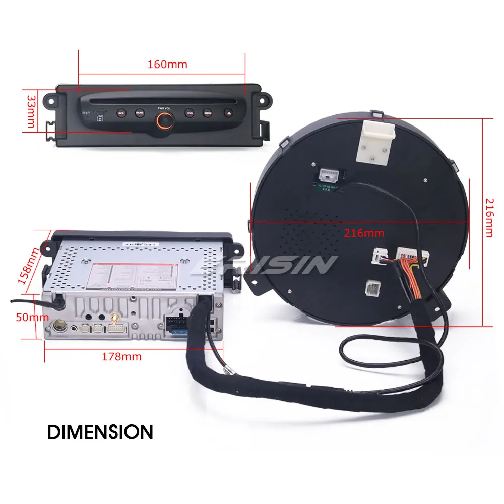 Erisin ES4717B 7 &quotAndroid 1 автомобильный DVD DAB + gps DVR для Mini Cooper|7&quot android|car dvd androiddvd car android |