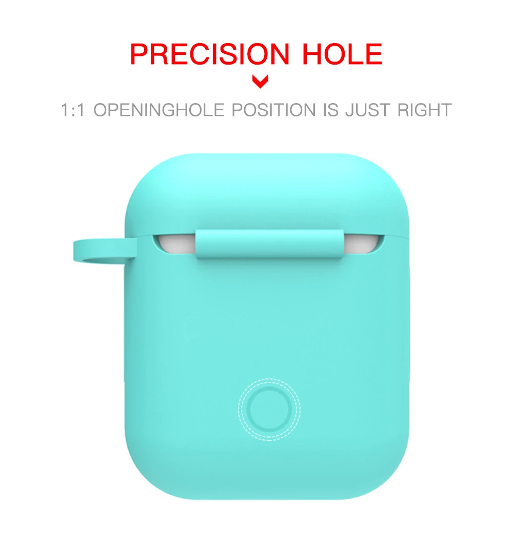 Чехлы для наушников для Apple AirPods, силиконовый чехол, беспроводной Bluetooth Air Pods, мягкий чехол для наушников, защитный чехол, Fundas