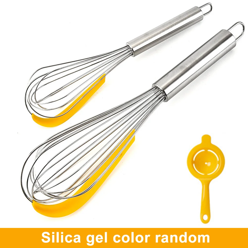 3 шт./компл. вращающийся ручной Сепаратор для яиц Венчик миксер взбивания