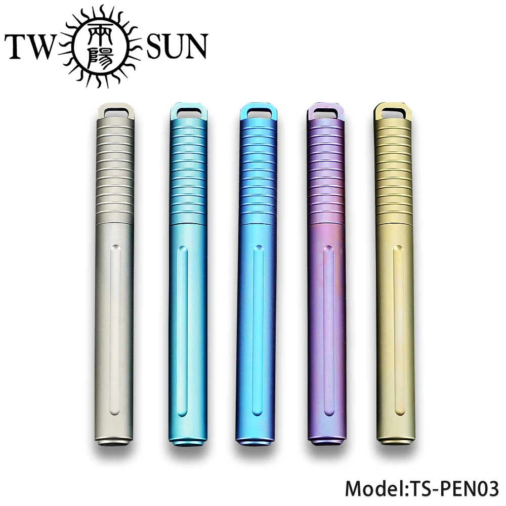 Оригинальная мини ручка TWOSUN TC4 из титанового сплава для письма подпись