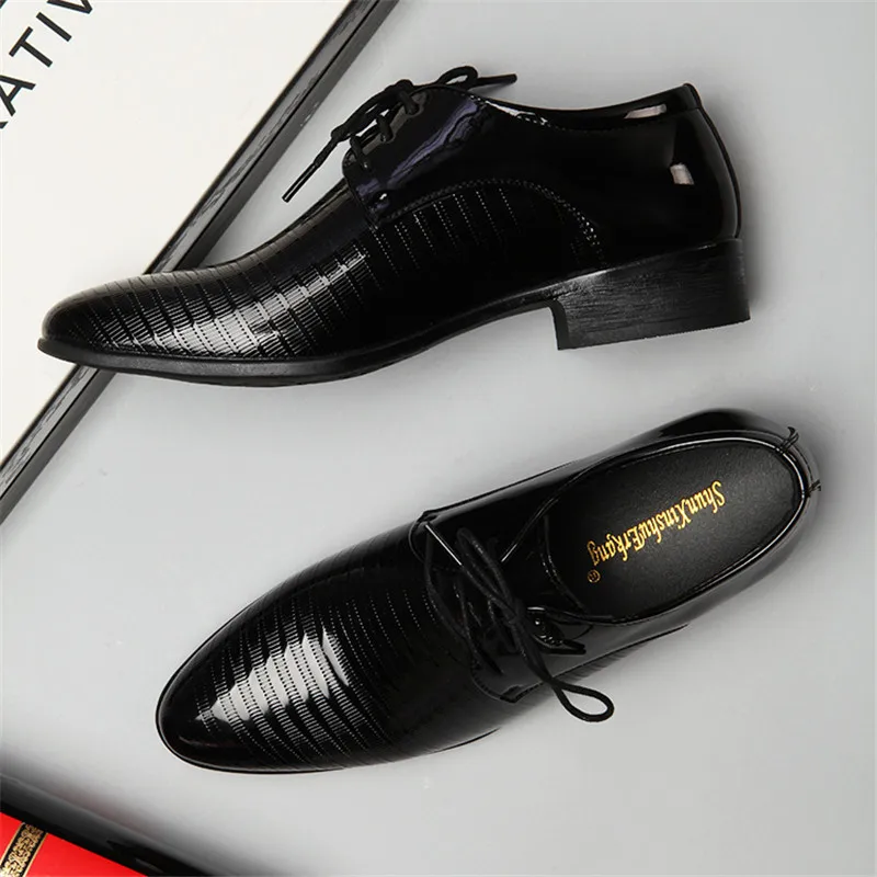 Мужские туфли оксфорды Лоферы без застежки модельные в деловом стиле zapatos de hombre