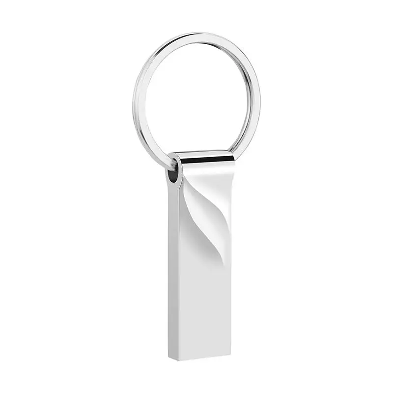 Usb флеш-накопитель cle usb 16 ГБ 8 ГБ 4 ГБ memoria usb замок для шкафов Флешка 32 Гб 64 Гб 128 ГБ флеш-накопитель usb карта памяти - Цвет: Silver
