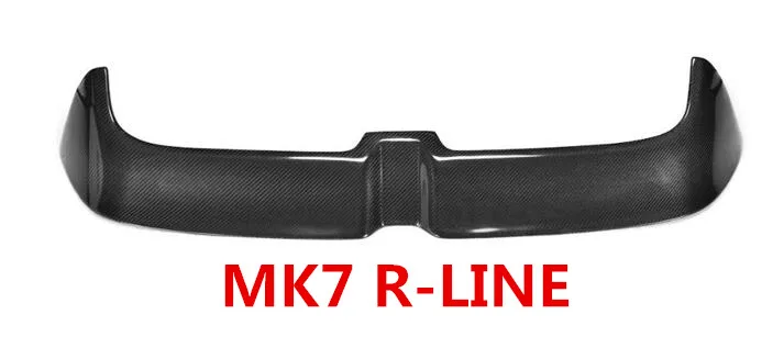 MK7 R-LINE Карбоновое заднее крыло багажника спойлер для Volkswagen VW GOLF 7 7,5 VII MK7 GTI R-LINE - Цвет: MK7 R-LINE