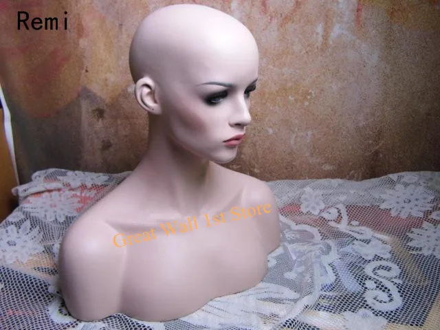 Высокое качество стекловолокна Реалистичная манекен голова манекены дисплей