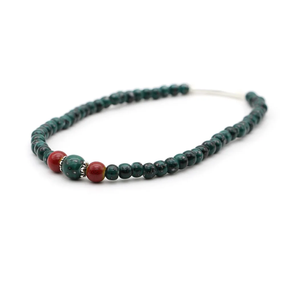 Новое поступление богемные браслеты с зелеными бусинами многослойный амулет