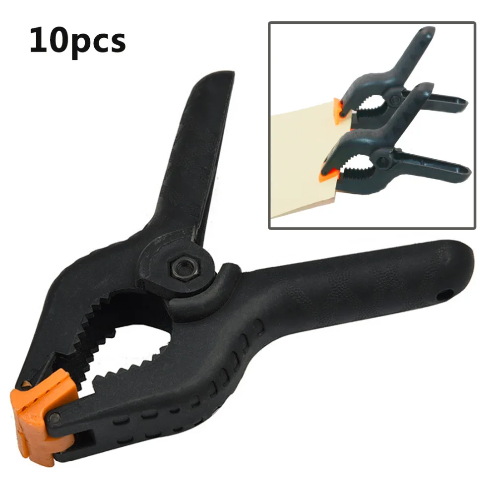 10 шт. 2 дюйма инструменты сделай сам Пластик нейлоновые зажимные зажимы для