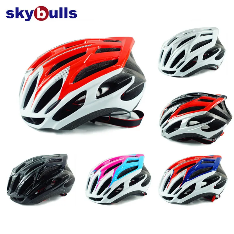 Skybulls новинка 2019 интегрированные дорожные велосипедные шлемы MTB спортивные